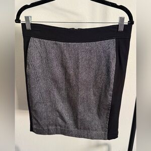 Bebe Elegant Black and Gray Women's Skirt